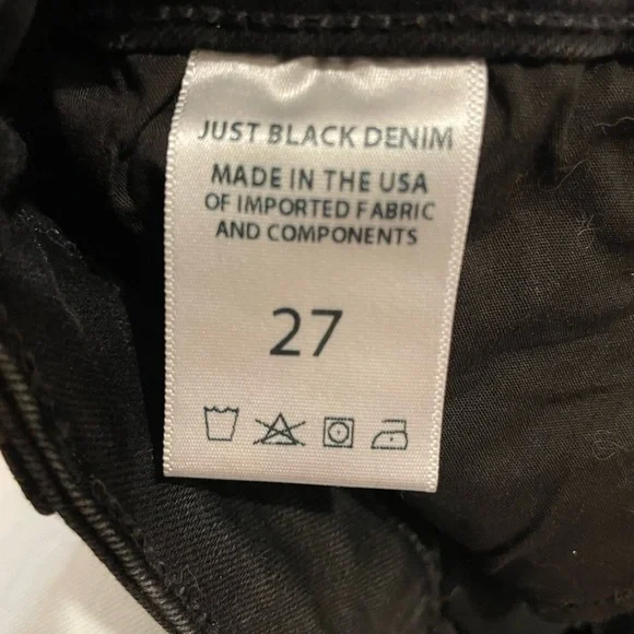 Just Black Size 27 Ancil Frayed Hem Short - Picture 6 of 8